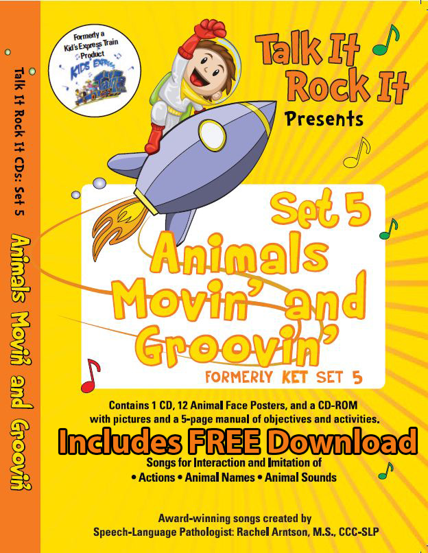 Animals Movin' and Groovin' Song Set 5 - Talk It Rock It Animals Movin' and Groovin' Song Set 5 - Talk It Rock It